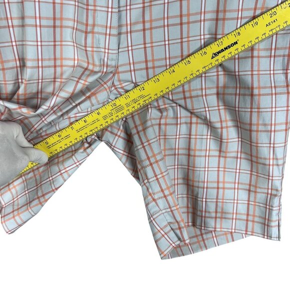 Lady Hagen NWT Womens 12 Bunker Bermuda Windowpane Plaid Golf Shorts Preppy - Picture 10 of 16